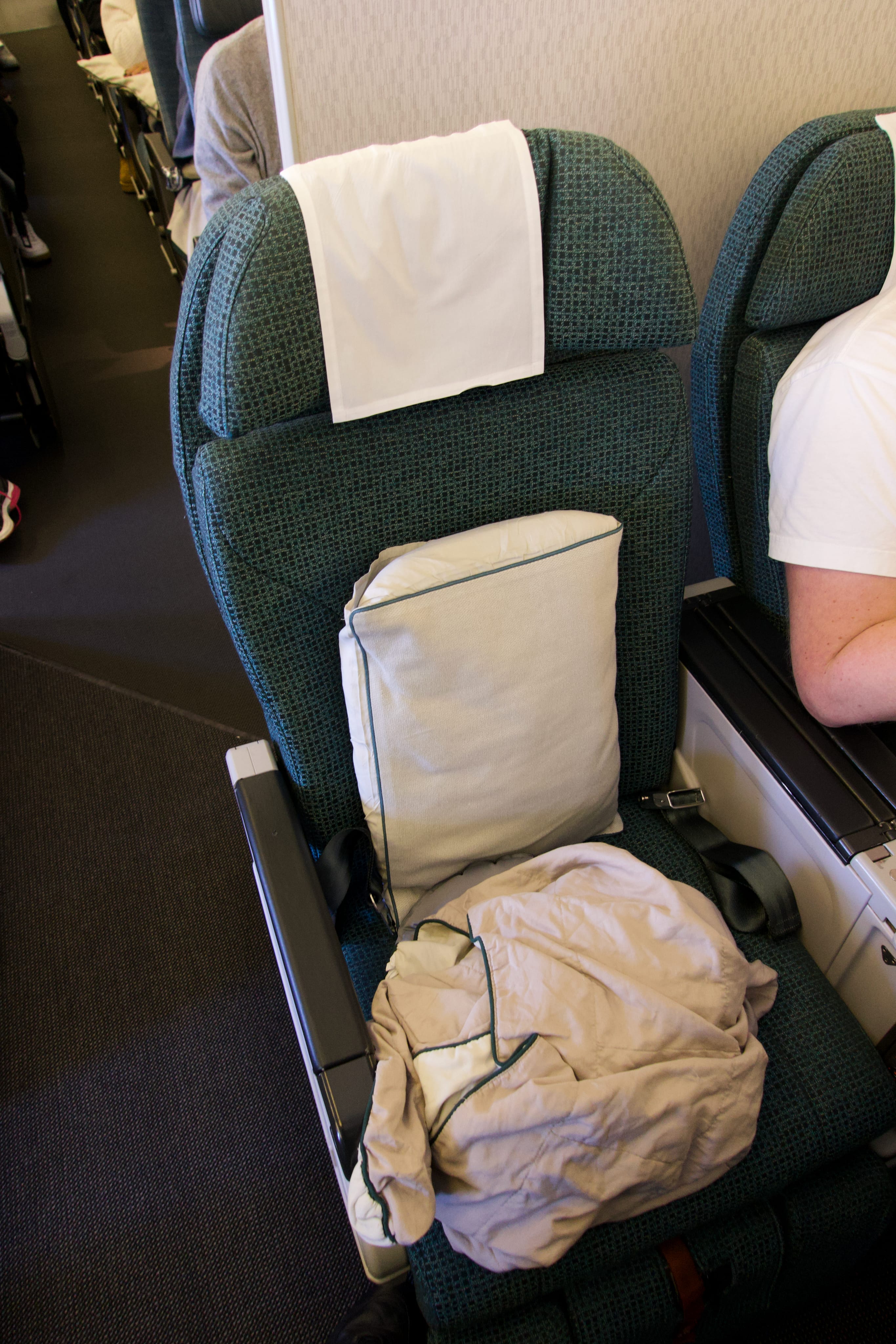 The aged Premium Economy Seat on Cathay Pacific's Boeing 777